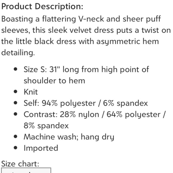 AMARYLLIS BLACK VELVET FAUX WRAP SIDE RUCHING POLKA DOT SHEER LONG SLEEVES - Picture 10 of 10